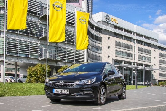 De huidige nieuwe Opel Astra