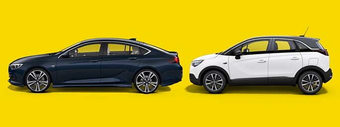Opel Crossland X en Insignia Opel Crossland X en Insignia