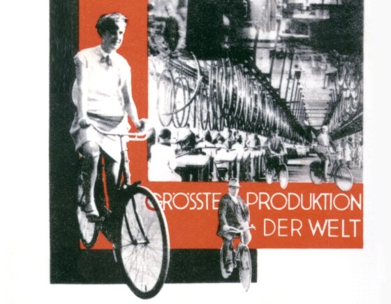 Foto van Opel fietsenfabriek, de grootste ter wereld Foto van Opel fietsenfabriek, de grootste ter wereld