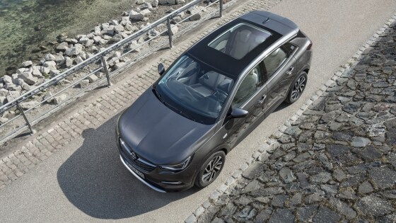 Opel Grandland X met panoramadak Opel Grandland X met panoramadak