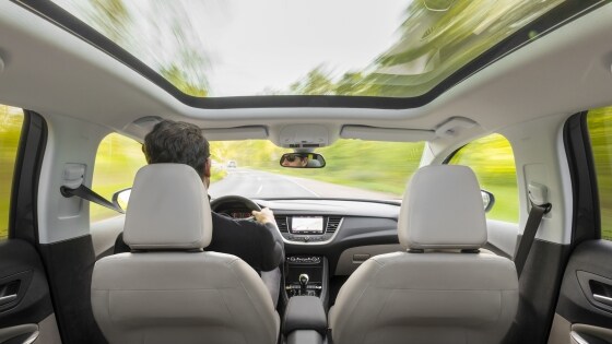 Opel Grandland X met panoramadak Opel Grandland X met panoramadak