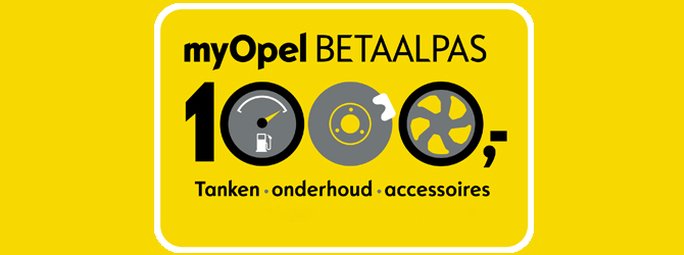 Opel myOpel Betaalpas Opel myOpel Betaalpas