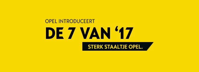 Opel "7 in 2017"
