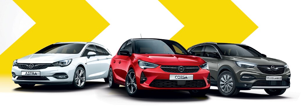 Opel voorraadmodellen, Astra, Corsa, Grandland X
