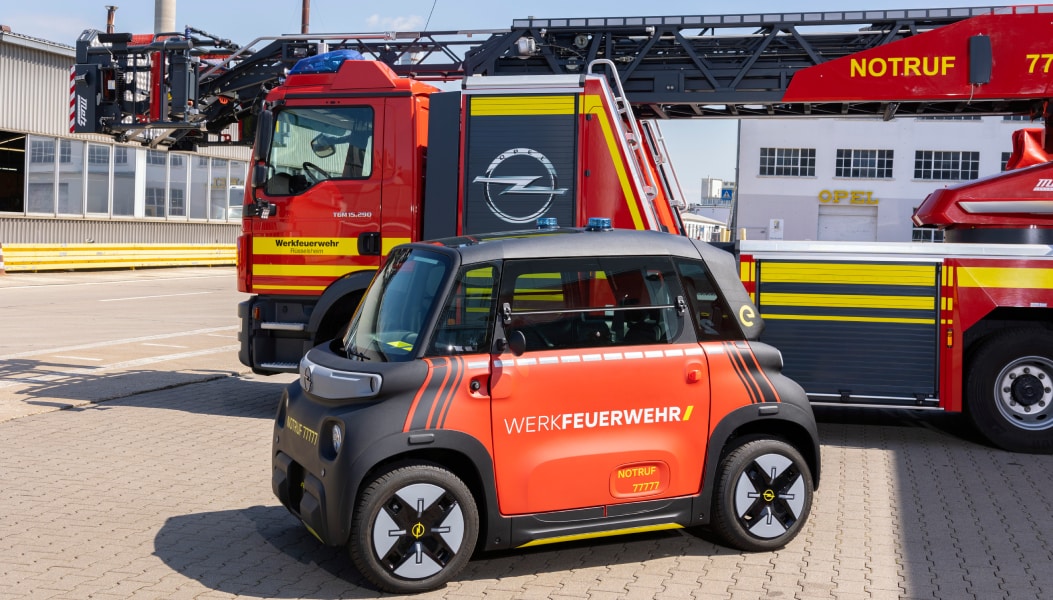 Opel Rocks-e als brandweerauto
