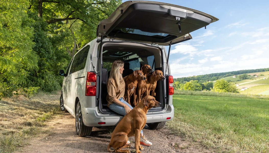 De Opel Zafira-e is ideaal voor dierenvriend