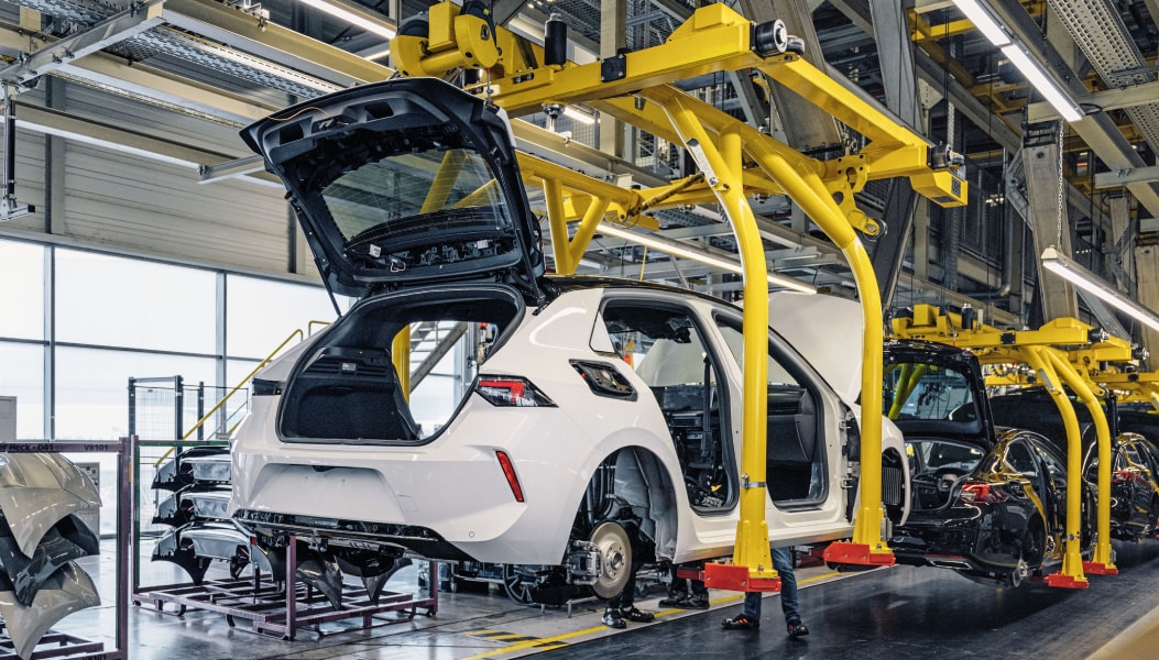 Historie van Opel-productie in Ruesselsheim
