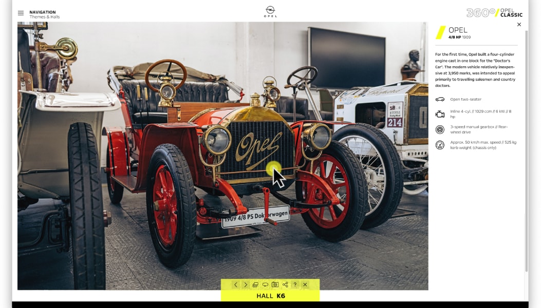 Virtuele tour langs de hoogtepunten van 160 jaar Opel