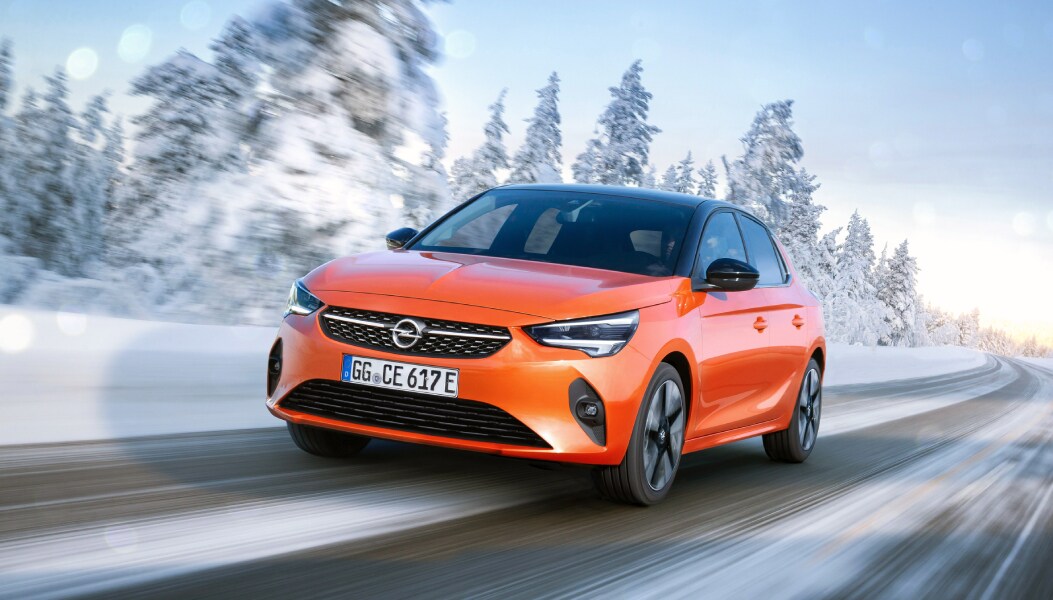 Opel in de winter