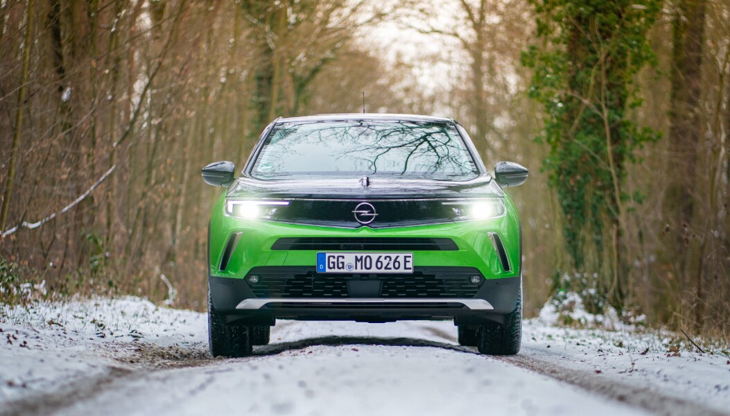 Opel in de winter