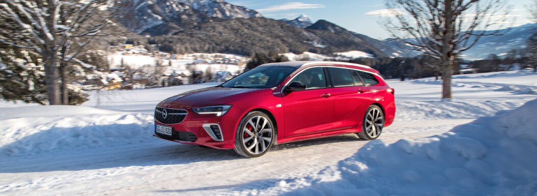 Opel in de winter