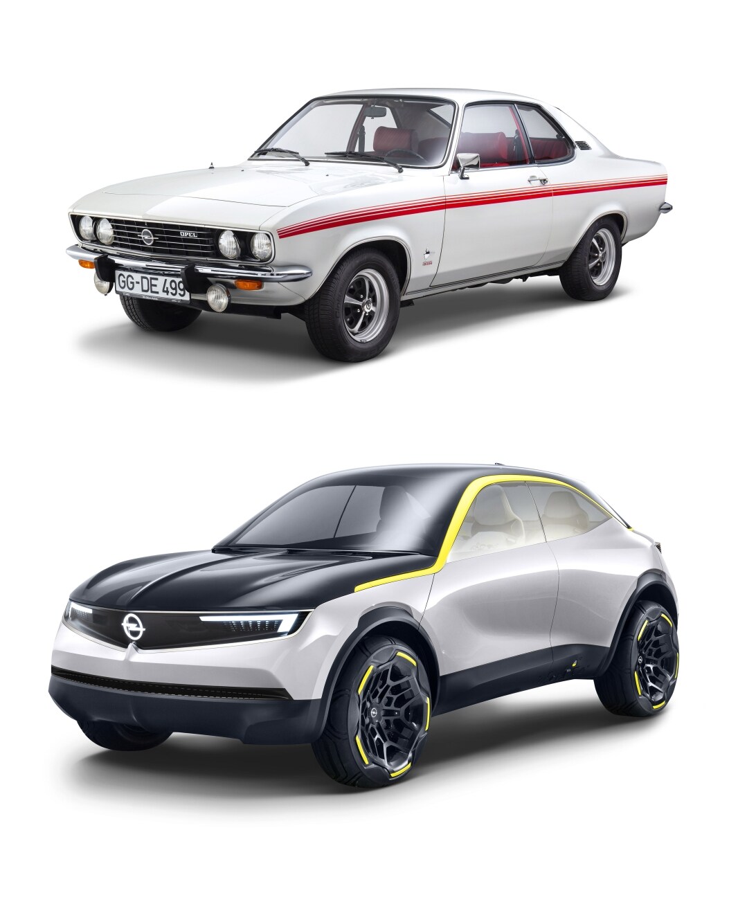 Opel-ontwerpers George Gallion en Friedhelm Engler OpeOpel-ontwerpers George Gallion en Friedhelm Engler