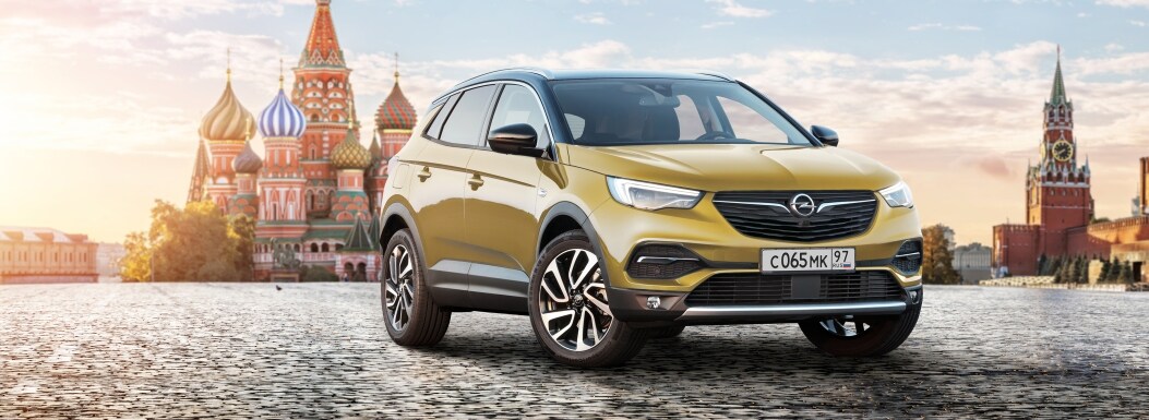 Opel Grandland X in Rusland Opel Grandland X in Rusland