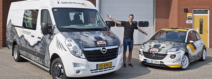 Opel Movano en Timo van der Marel Opel Movano en Timo van der Marel