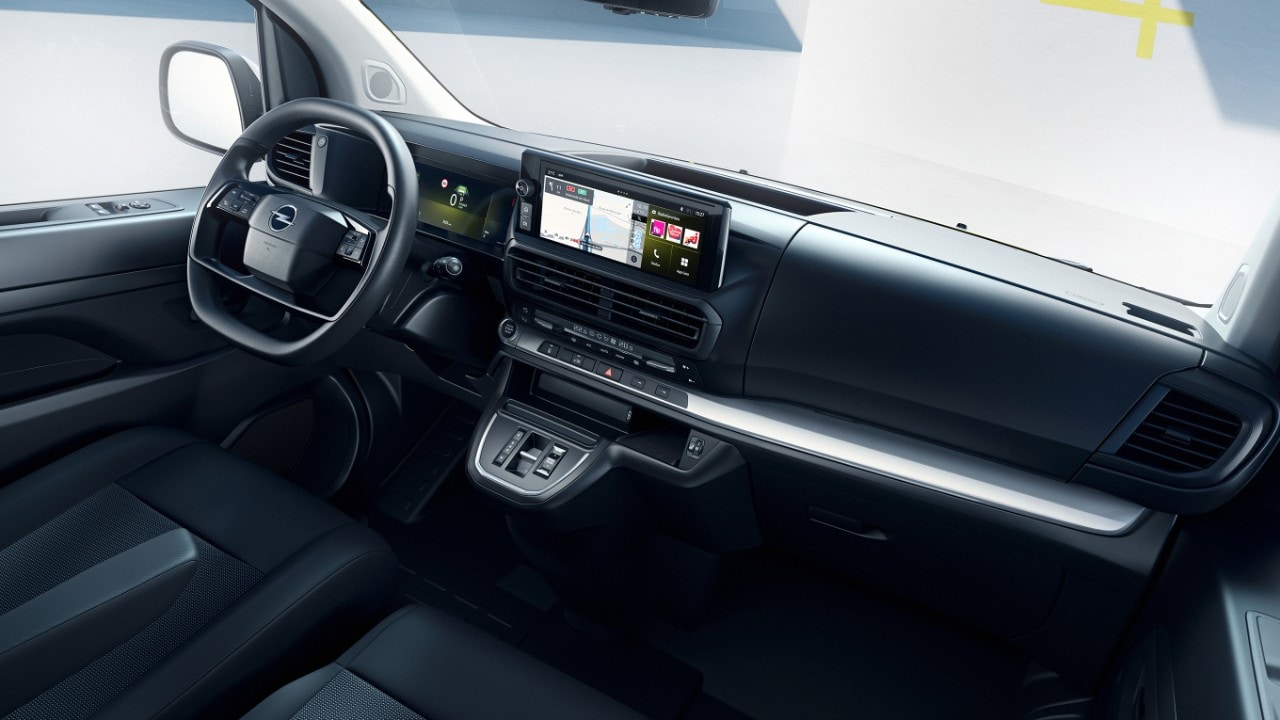 Interieur van de Nieuwe Opel Vivaro